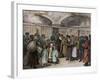 Sketch of Jews Being Ordered from their Homeland in Russia by B. Baruch-null-Framed Giclee Print