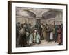 Sketch of Jews Being Ordered from their Homeland in Russia by B. Baruch-null-Framed Giclee Print