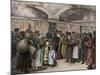 Sketch of Jews Being Ordered from their Homeland in Russia by B. Baruch-null-Mounted Giclee Print