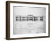 Sketch of Principal Front, Proposed Library Building-John Fraser-Framed Giclee Print