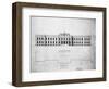 Sketch of Principal Front, Proposed Library Building-John Fraser-Framed Giclee Print