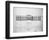 Sketch of Principal Front, Proposed Library Building-John Fraser-Framed Giclee Print