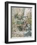 Sketch of Robin Hood, 1852 (W/C over Graphite on Paper)-Richard Dadd-Framed Giclee Print