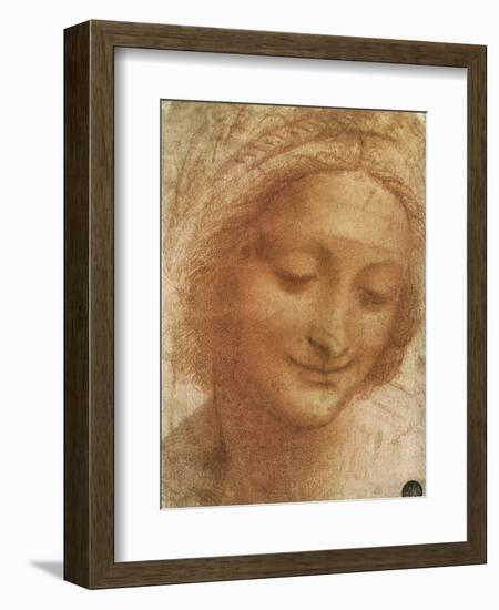 Sketch of Saint Anne, 1500-Leonardo da Vinci-Framed Giclee Print