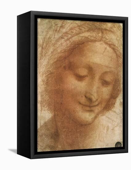 Sketch of Saint Anne, 1500-Leonardo da Vinci-Framed Stretched Canvas