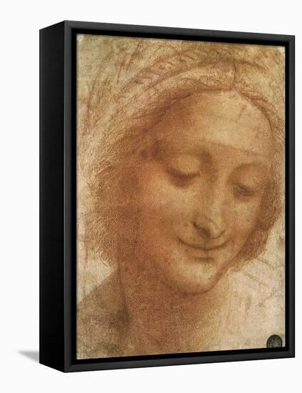 Sketch of Saint Anne, 1500-Leonardo da Vinci-Framed Stretched Canvas