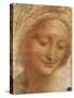 Sketch of Saint Anne, 1500-Leonardo da Vinci-Stretched Canvas