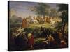 Sketch of Sipario or Theatre Curtain-Giuseppe Mancinelli-Stretched Canvas