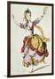 Sketch of Stage Costume of Mademoiselle Allard in Fetes Lyriques, Ballet with Music-Jean-Philippe Rameau-Framed Giclee Print