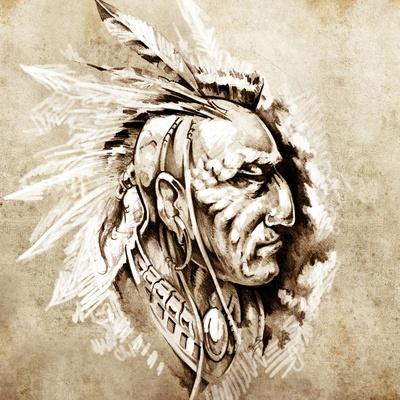 Native American Tattoo Art
