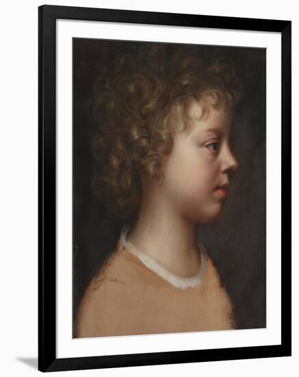 Sketch of the Artist's Son, Bartholomew Beale, in Profile-Mary Beale-Framed Giclee Print