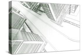 Sketch of the Business Center-Aexandr-Stretched Canvas