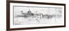 Sketch of the Cityscape of Granada-null-Framed Giclee Print