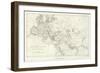 Sketch of the Great Empires in the Time of Charlemagne-null-Framed Giclee Print