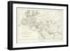 Sketch of the Great Empires in the Time of Charlemagne-null-Framed Giclee Print