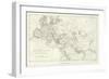 Sketch of the Great Empires in the Time of Charlemagne-null-Framed Giclee Print