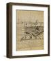 Sketch of the Sower in a Letter to Emile Bernard-Vincent van Gogh-Framed Giclee Print