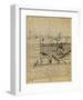 Sketch of the Sower in a Letter to Emile Bernard-Vincent van Gogh-Framed Giclee Print