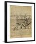 Sketch of the Sower in a Letter to Emile Bernard-Vincent van Gogh-Framed Giclee Print