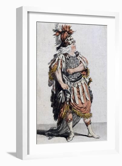 Sketch of Theseus' Costume for Phaedra-Jean Racine-Framed Giclee Print
