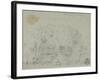 Sketch of Trees Near Bridge-Richard Wilson-Framed Giclee Print