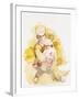 Sketch of Two Children, C.1852-Richard Redgrave-Framed Giclee Print