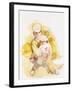 Sketch of Two Children, C.1852-Richard Redgrave-Framed Giclee Print