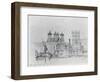 Sketch of Westminster, 1860-George The Elder Scharf-Framed Giclee Print