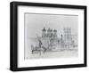 Sketch of Westminster, 1860-George The Elder Scharf-Framed Giclee Print