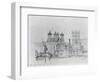 Sketch of Westminster, 1860-George The Elder Scharf-Framed Giclee Print