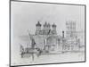 Sketch of Westminster, 1860-George The Elder Scharf-Mounted Giclee Print