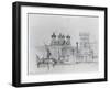 Sketch of Westminster, 1860-George The Elder Scharf-Framed Giclee Print