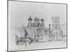 Sketch of Westminster, 1860-George The Elder Scharf-Mounted Giclee Print