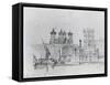 Sketch of Westminster, 1860-George The Elder Scharf-Framed Stretched Canvas