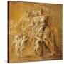 Sketch of Women with Putti-Peter Paul Rubens-Stretched Canvas