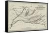 Sketch Plan of Country from the Helmund to Kandahar-null-Framed Stretched Canvas