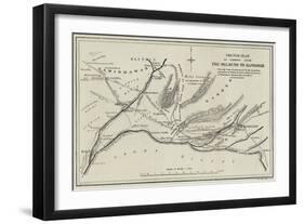 Sketch Plan of Country from the Helmund to Kandahar-null-Framed Giclee Print