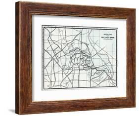 Sketch Plan of the Hackney Brook, Compiled by E. Bolus-null-Framed Giclee Print