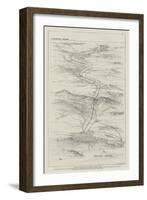 Sketch-Plan of the Panama Ship Canal-null-Framed Giclee Print