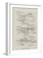 Sketch-Plan of the Panama Ship Canal-null-Framed Giclee Print