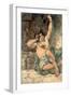 Sketch to Illustrate the Passions - Agony - Raving Madness, 1854-Richard Dadd-Framed Giclee Print