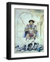 Sketch to Illustrate the Passions - Hatred, 1853-Richard Dadd-Framed Giclee Print