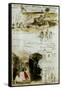 Sketchbook from Morocco, 1832-Eugene Delacroix-Framed Stretched Canvas