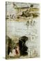 Sketchbook from Morocco, 1832-Eugene Delacroix-Stretched Canvas