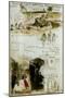 Sketchbook from Morocco, 1832-Eugene Delacroix-Mounted Giclee Print