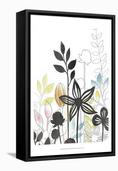 Sketchbook Garden III-June Erica Vess-Framed Stretched Canvas