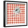 Sketchbook Garden VIII Red Checker-Danhui Nai-Framed Art Print