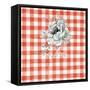 Sketchbook Garden VIII Red Checker-Danhui Nai-Framed Stretched Canvas