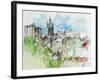 Sketchbook Journey III-Ann Oram-Framed Giclee Print