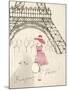 Sketchbook Paris I-Lottie Fontaine-Mounted Giclee Print